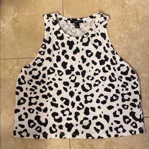 Dalmatian Print Crop Top